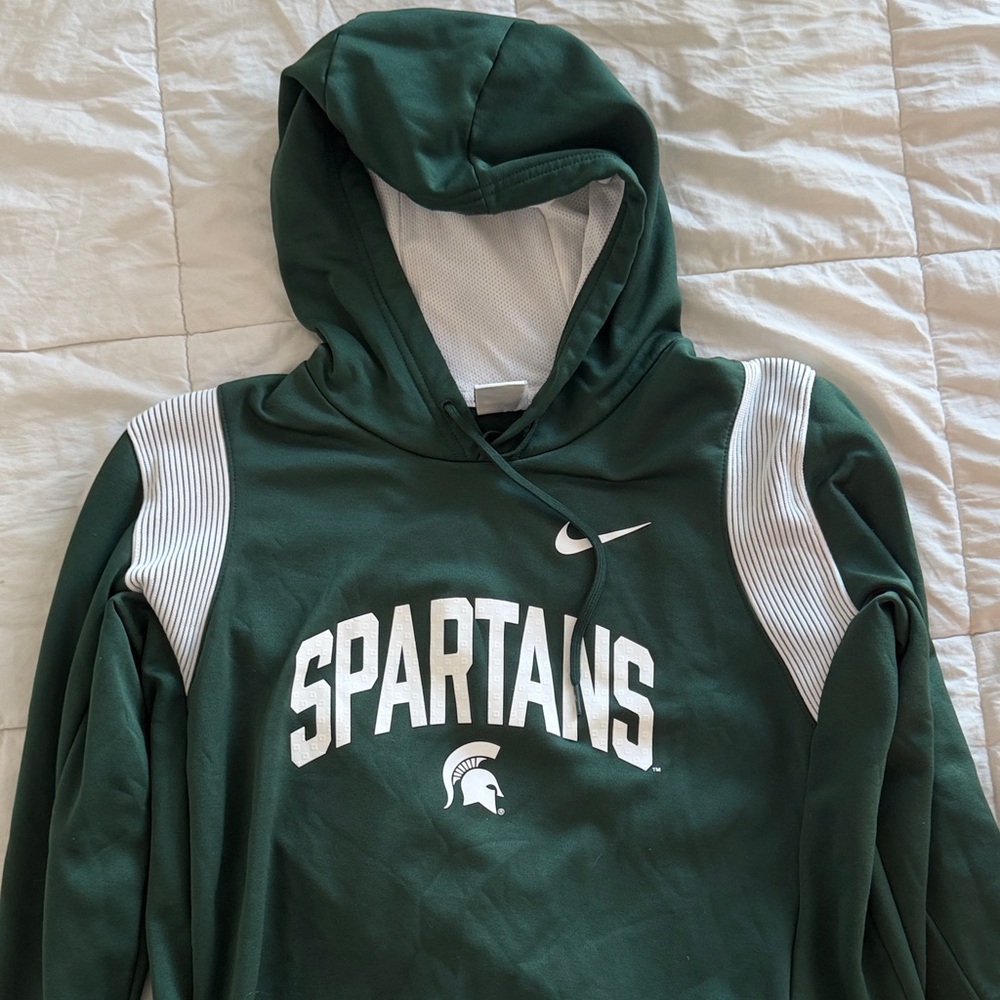 Nike michigan state Spartans nike Green Hoodie